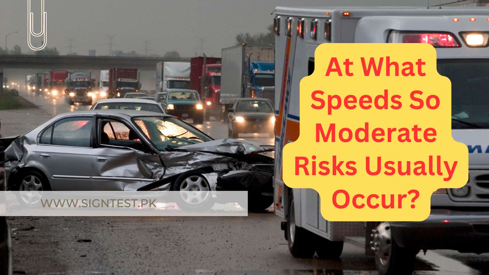 at what speeds do moderate risks usually occur