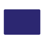 Blank blue rectangular Pakistani informative road sign plate with no symbol or text